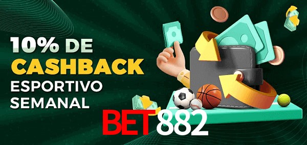10% de bônus de cashback na BET882